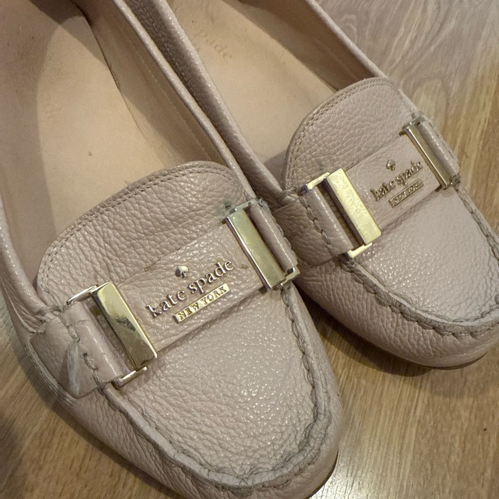 Kate Spade Women's Pink Loafers - Picture 3 of 4